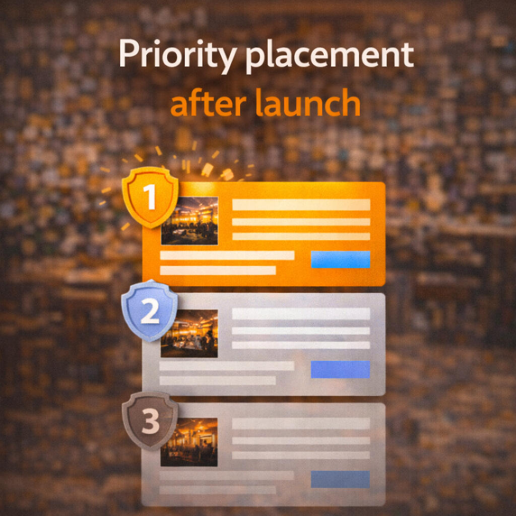 Priority placement after launch Priority placement after launch