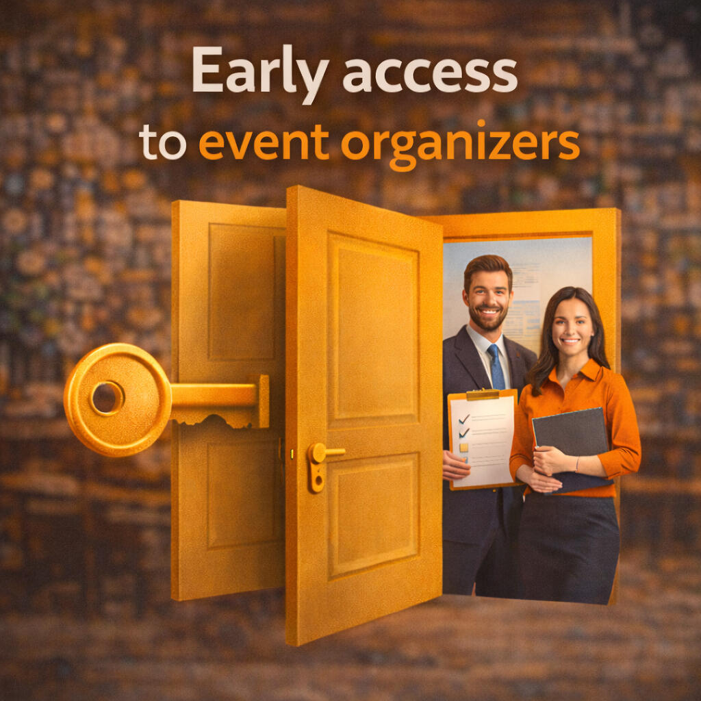 Early access to event organizers
